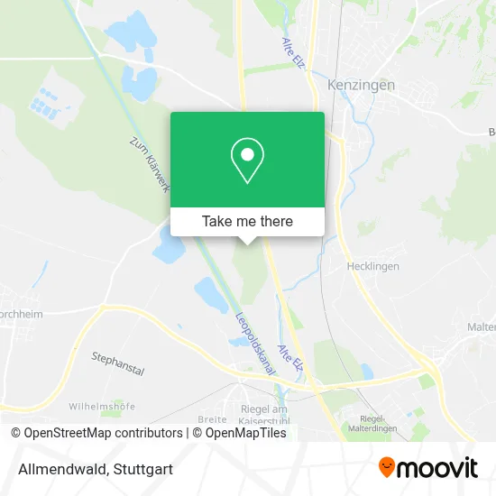Allmendwald map