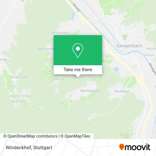 Windeckhof map