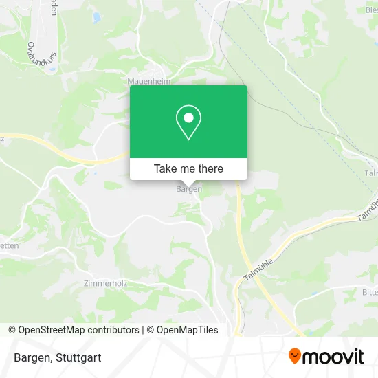 Bargen map