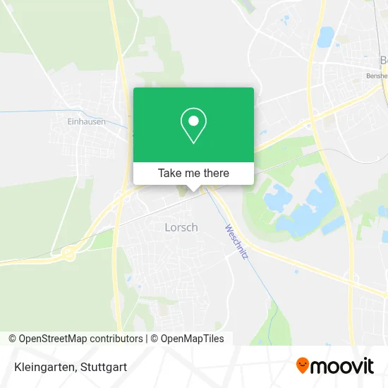 Kleingarten map