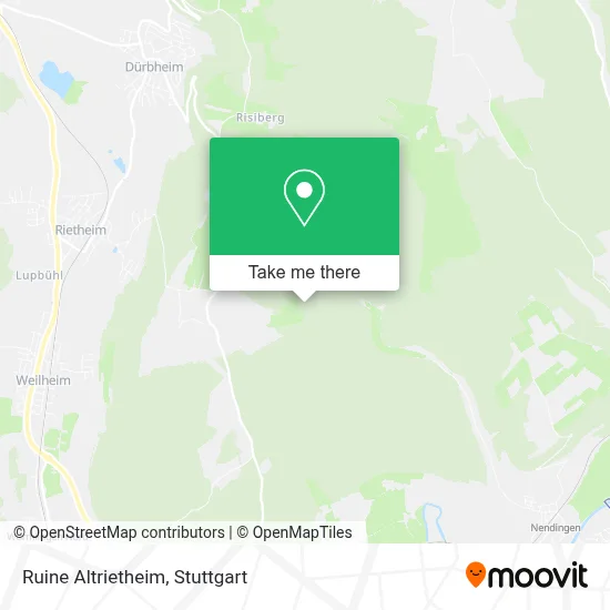 Ruine Altrietheim map