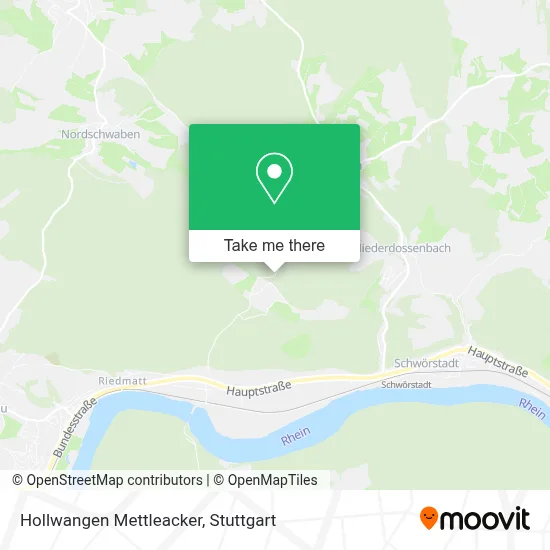 Hollwangen Mettleacker map