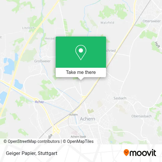 Geiger Papier map
