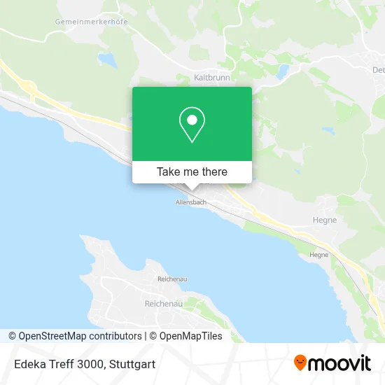 Edeka Treff 3000 map