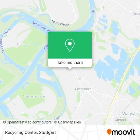 Wertstoffhof map