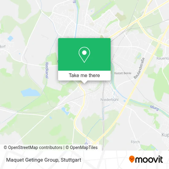 Maquet Getinge Group map