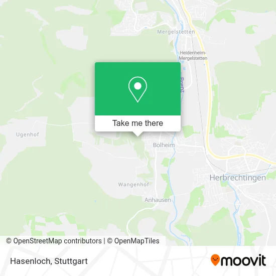 Hasenloch map