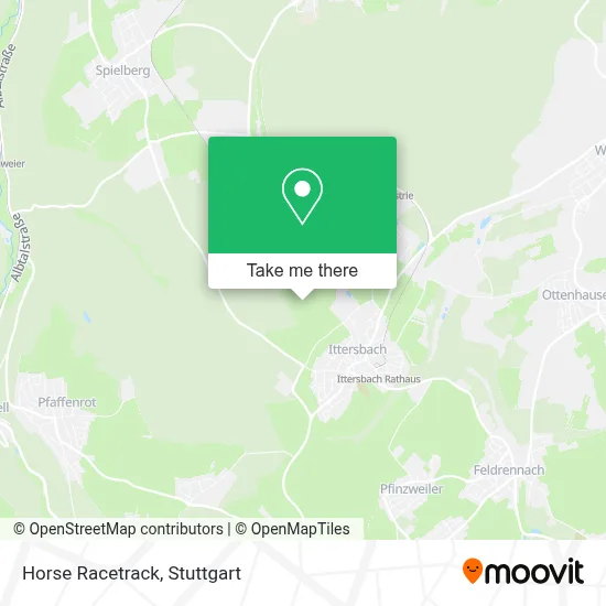 Pferderennbahn map