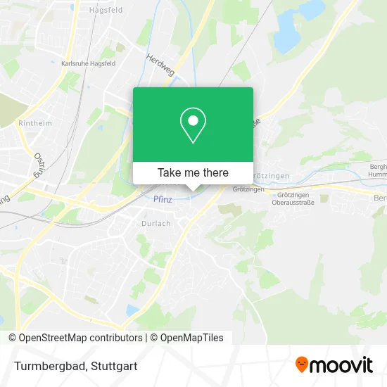 Turmbergbad map