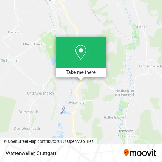 Wattenweiler map