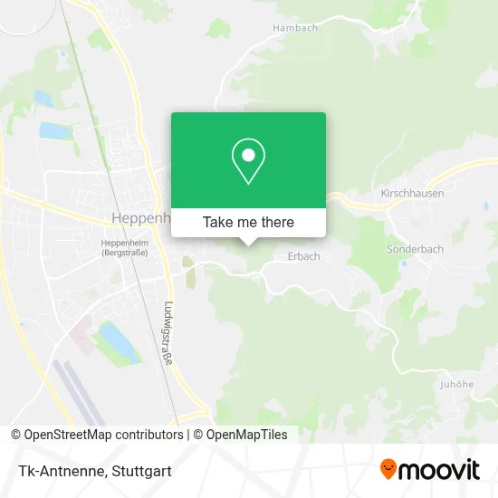 Tk-Antnenne map