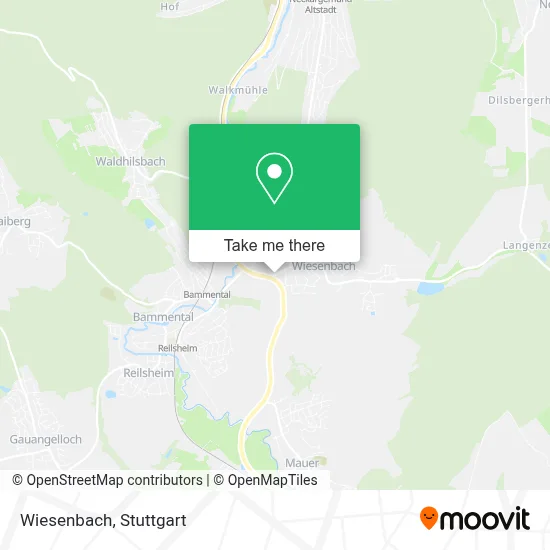 Wiesenbach map