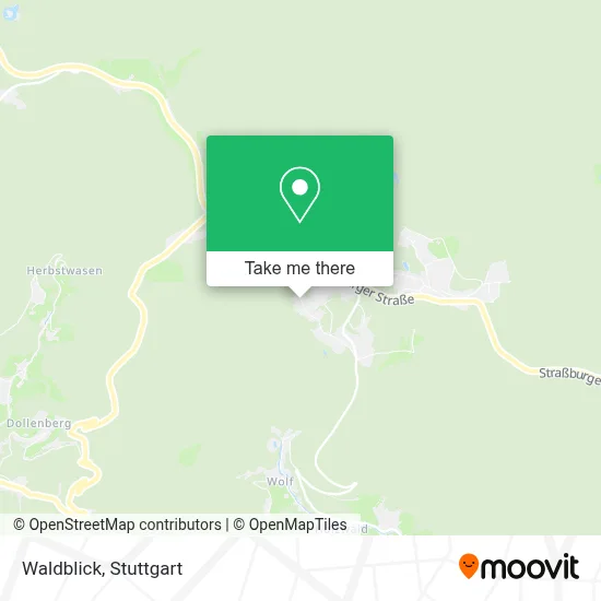 Waldblick map