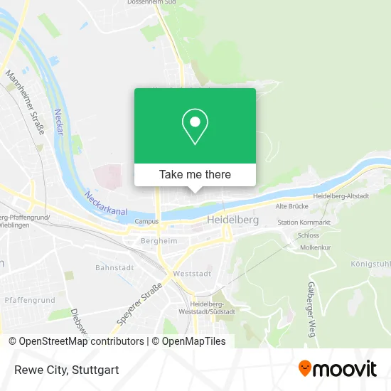 Rewe City map
