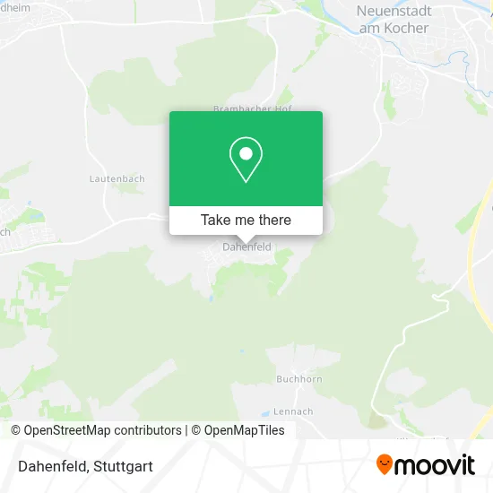 Dahenfeld map