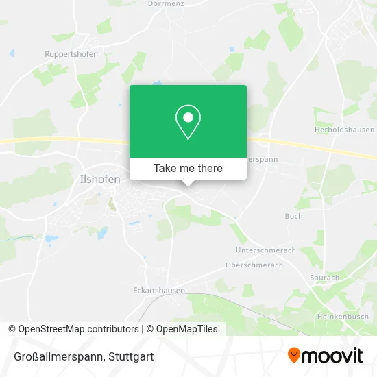 Großallmerspann map