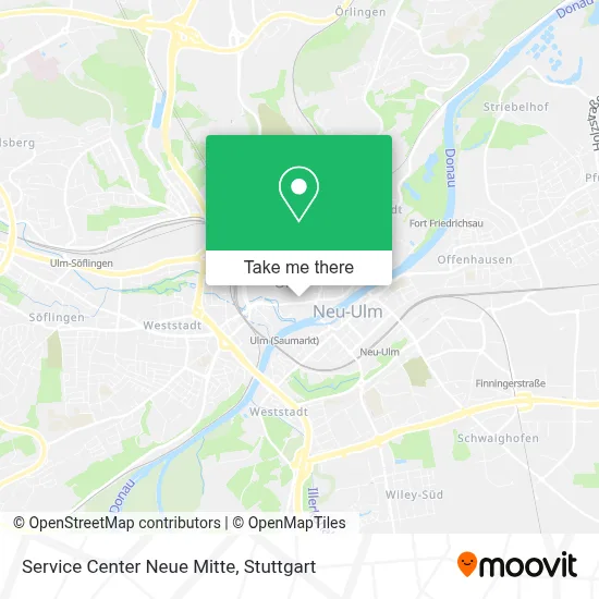 Service Center Neue Mitte map