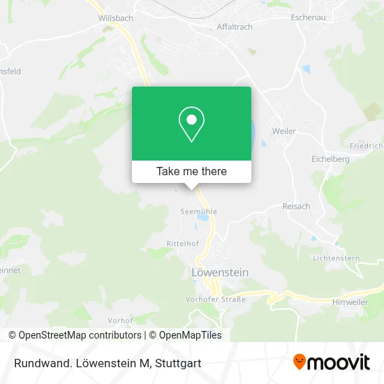Rundwand. Löwenstein M map