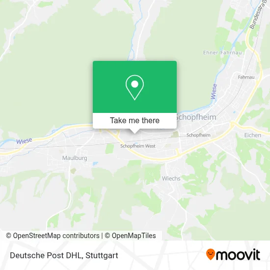 Deutsche Post DHL map