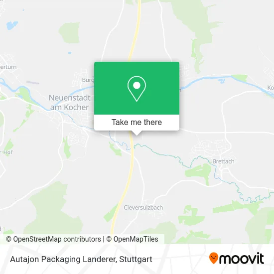 Autajon Packaging Landerer map
