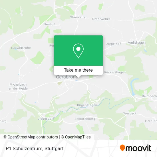 P1 Schulzentrum map