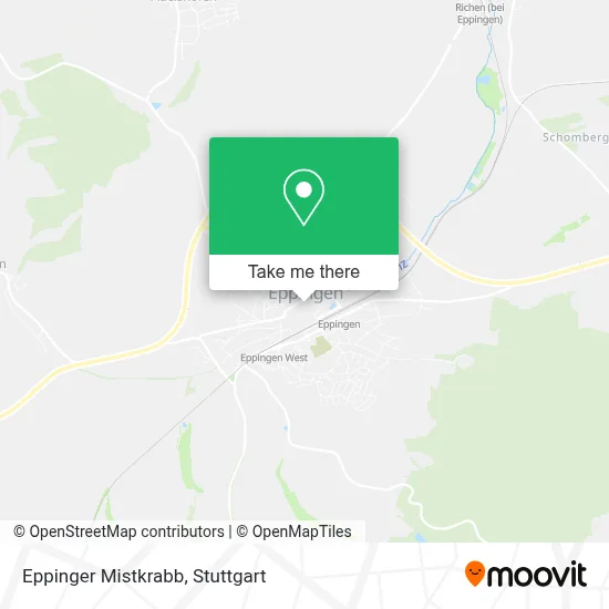 Eppinger Mistkrabb map