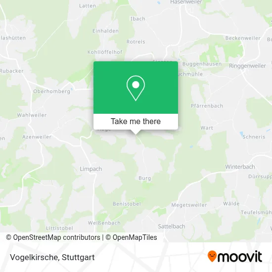 Vogelkirsche map