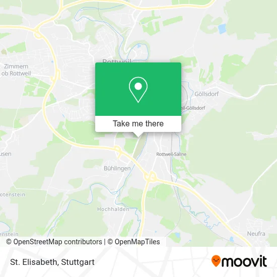 St. Elisabeth map