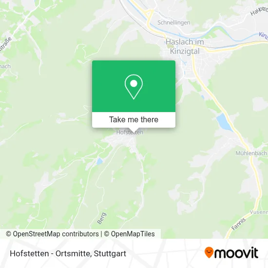 Hofstetten - Ortsmitte map