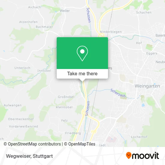 Wegweiser map