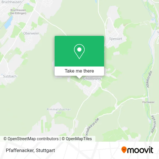 Pfaffenacker map