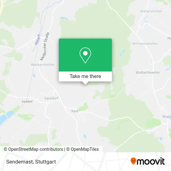 Sendemast map