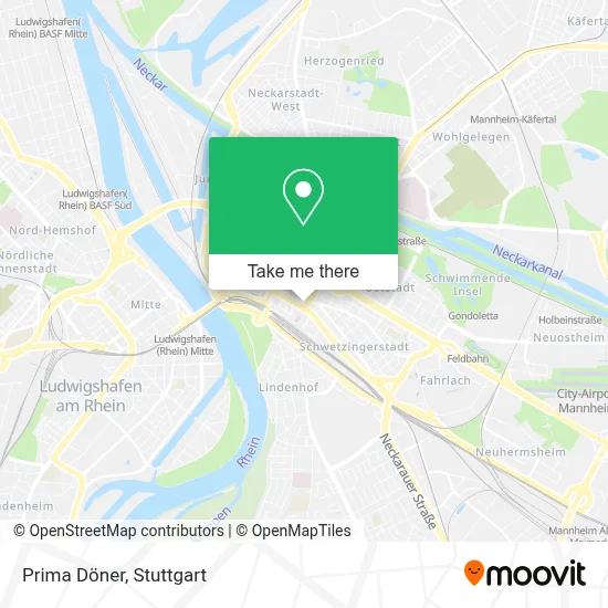 Prima Döner map