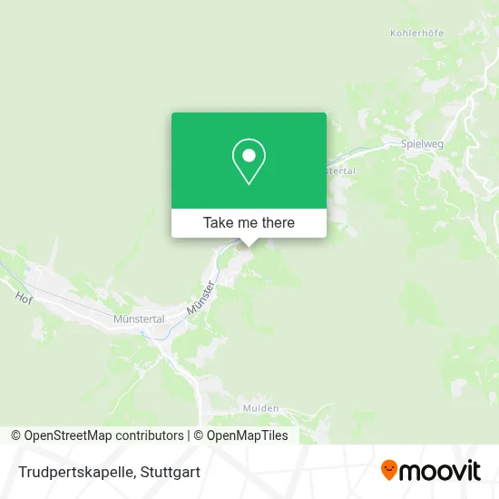 Trudpertskapelle map