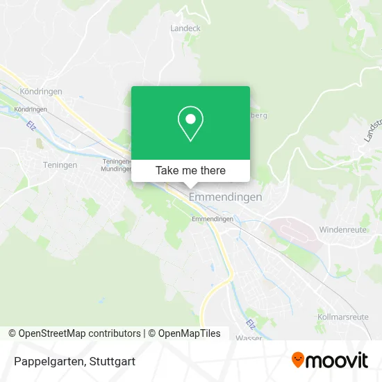 Pappelgarten map
