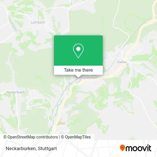 Neckarburken map