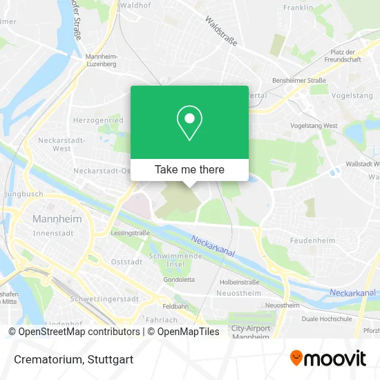 Krematorium map
