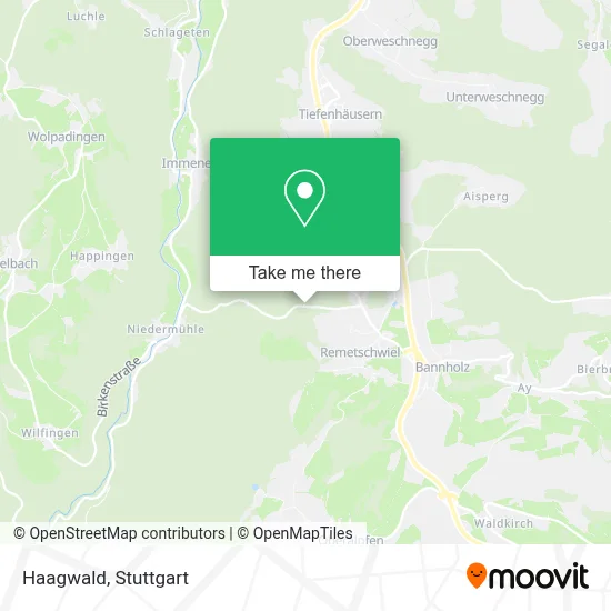 Haagwald map