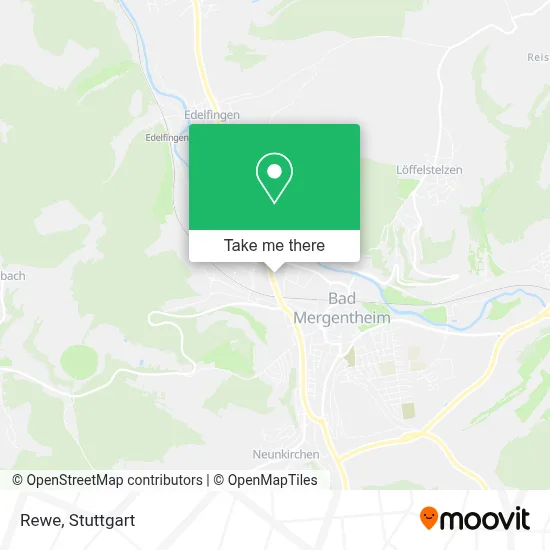 Rewe map