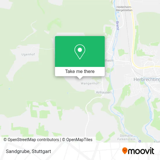 Sandgrube map