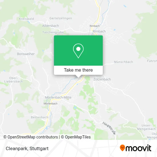 Cleanpark map