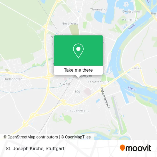 St. Joseph Kirche map