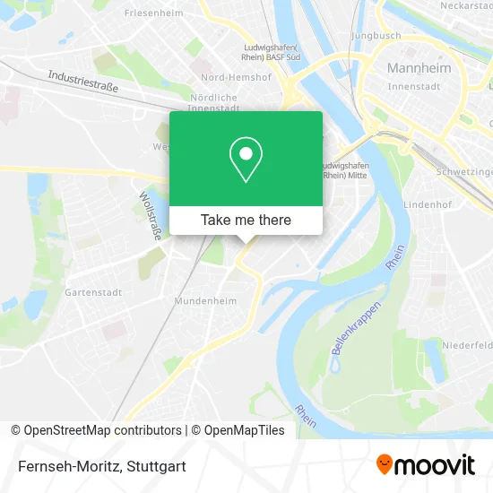 Fernseh-Moritz map
