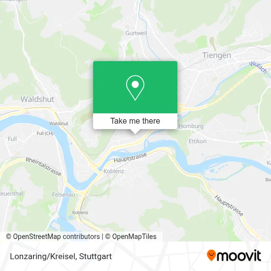 Lonzaring/Kreisel map