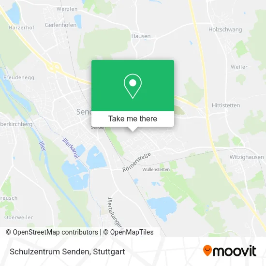 Schulzentrum Senden map