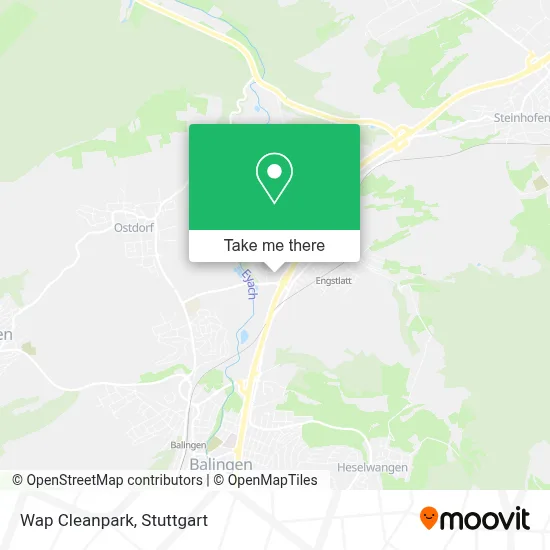 Wap Cleanpark map