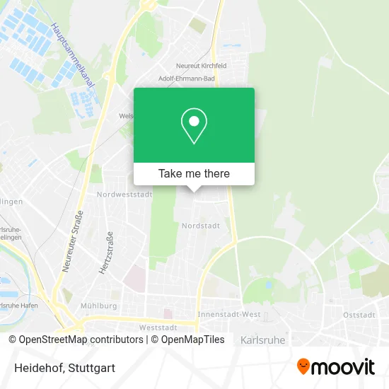 Heidehof map