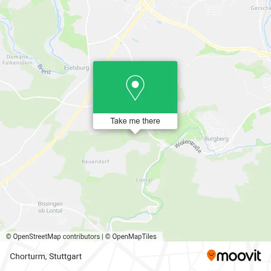 Chorturm map
