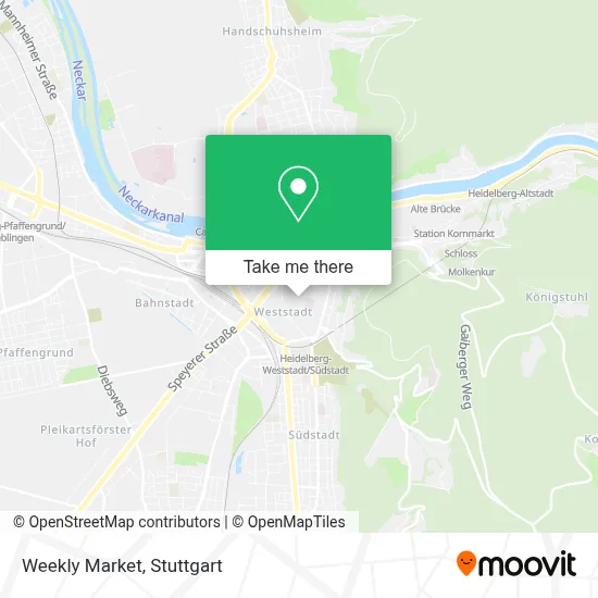 Wochenmarkt map