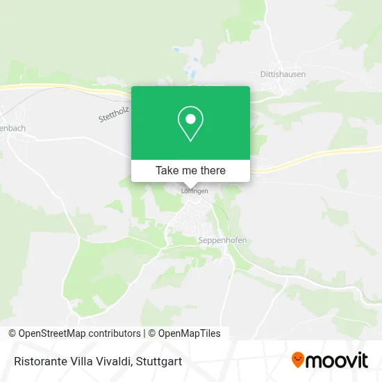 Ristorante Villa Vivaldi map